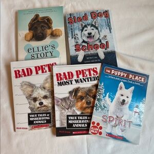 Set of Five Animal Story Books